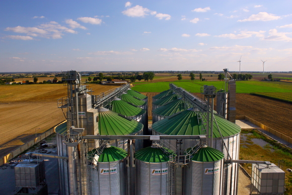 obiekt przemys�owy zdj�cie lotnicze pomorskie.